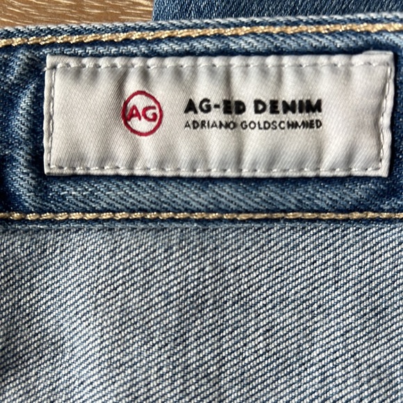 AG-ED Denim Adriano Goldscmied Crop Size 29R - Picture 2 of 12